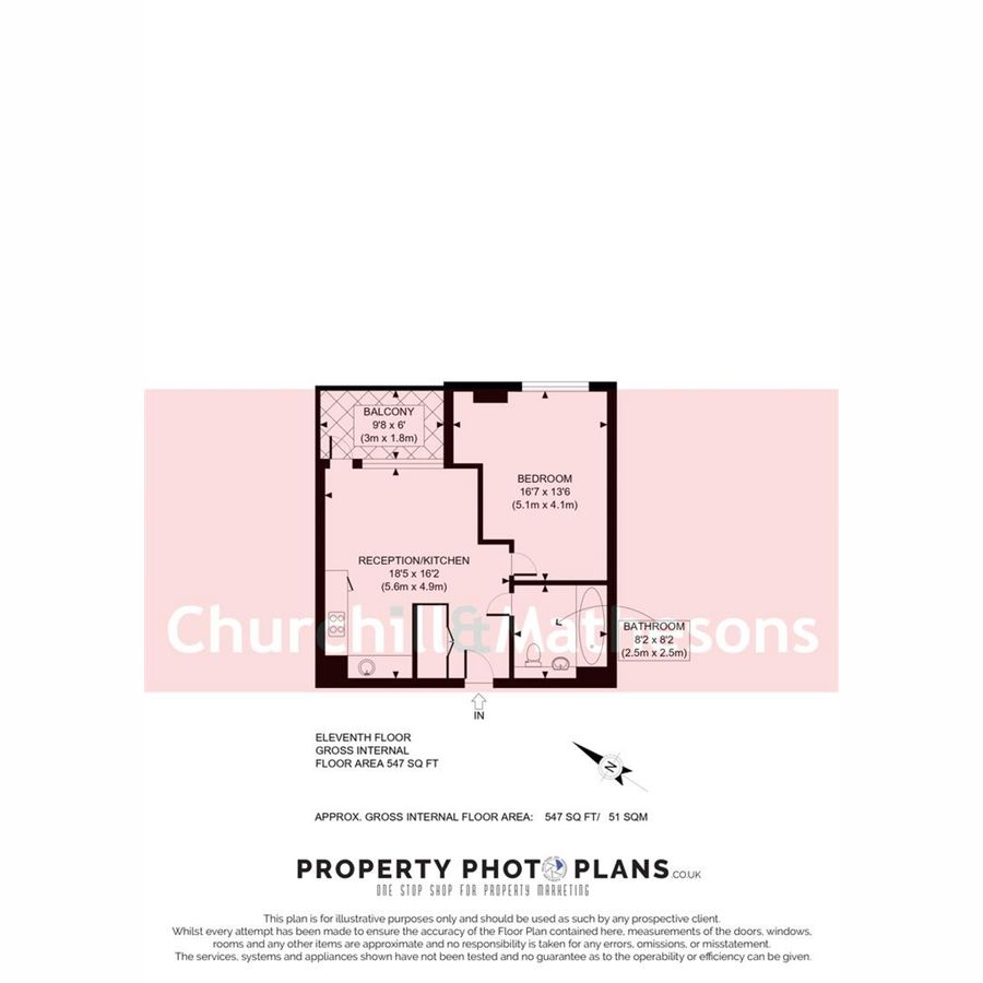 Квартира в Лондоне, Великобритания, 51 м² - фото 13