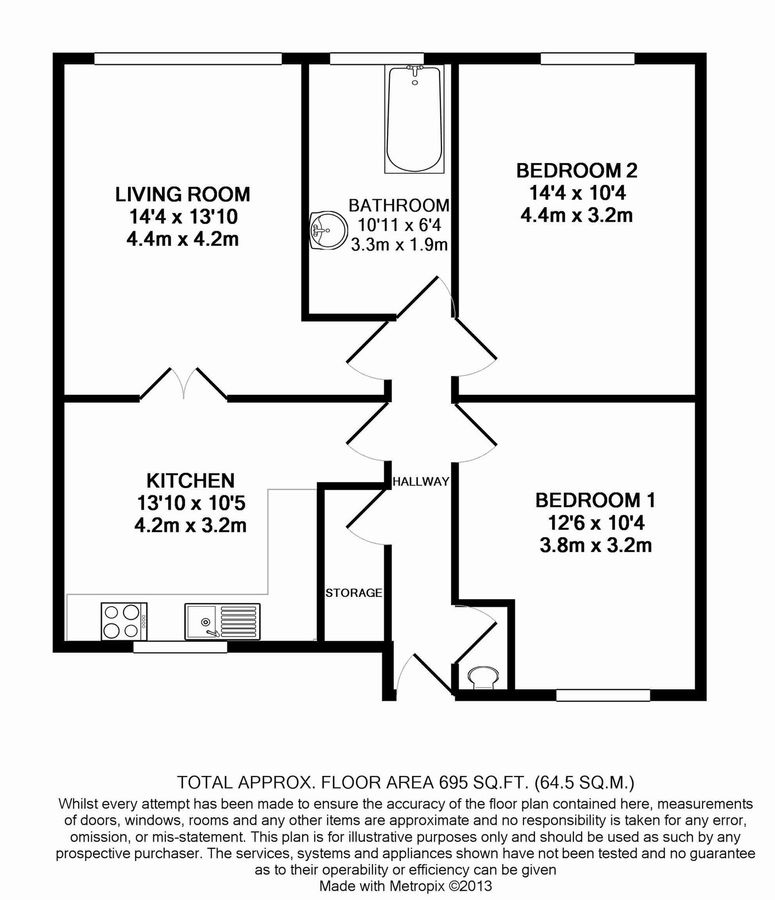Квартира в Лондоне, Великобритания, 65 м² - фото 15
