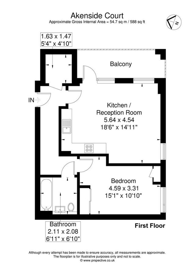 Квартира в Лондоне, Великобритания, 55 м² - фото 15