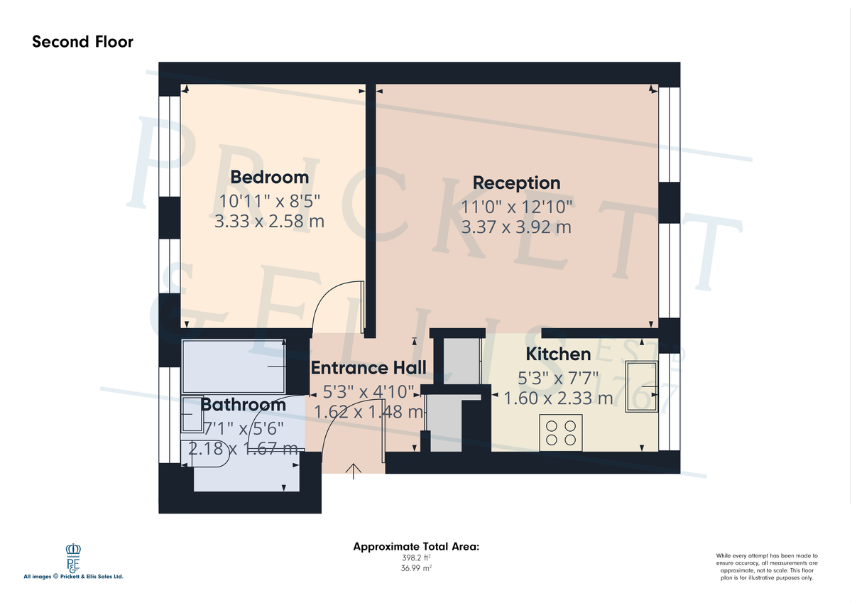 Квартира в Лондоне, Великобритания, 37 м² - фото 17