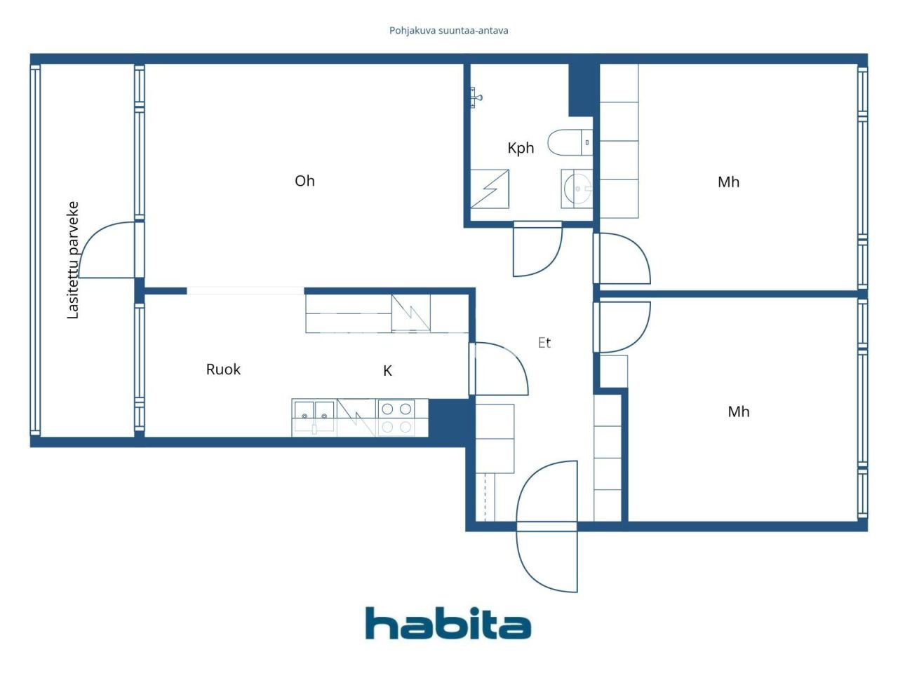 Апартаменты в Вантаа, Финляндия, 71 м² - фото 2