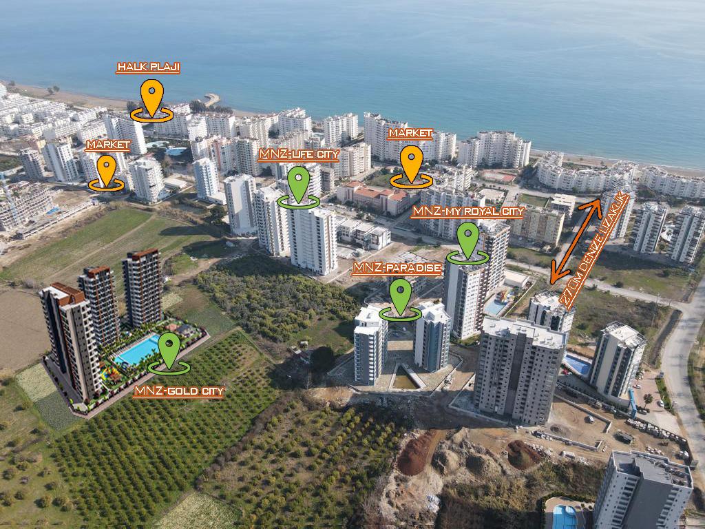 Квартира в Мерсине, Турция, 65 м² - фото 6