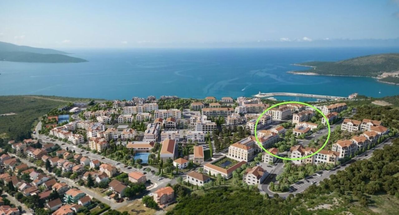 Квартира на полуострове Луштица, Черногория, 33 м² - фото 1