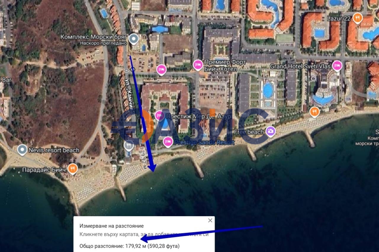 Апартаменты в Святом Власе, Болгария, 53.3 м² - фото 14