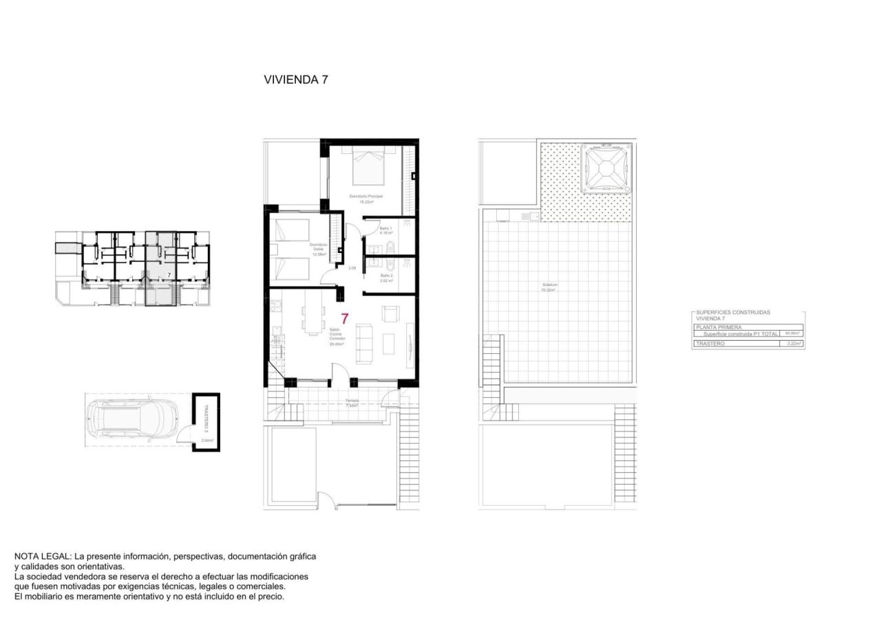 Бунгало в Сан-Педро-дель-Пинатаре, Испания, 84 м² - фото 7