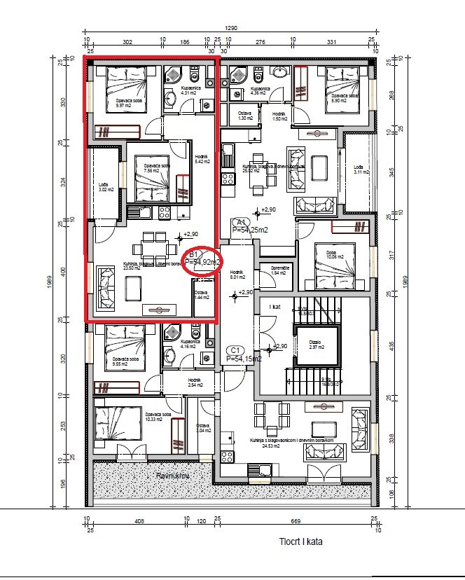 Квартира в Пуле, Хорватия, 54.92 м² - фото 2