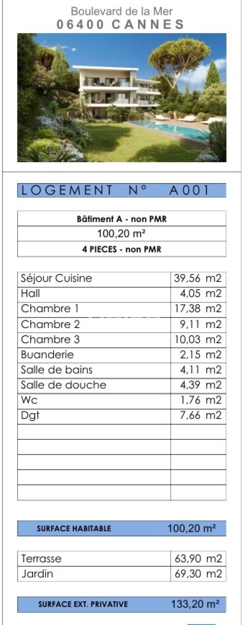 Апартаменты в Каннах, Франция, 100 м² - фото 6