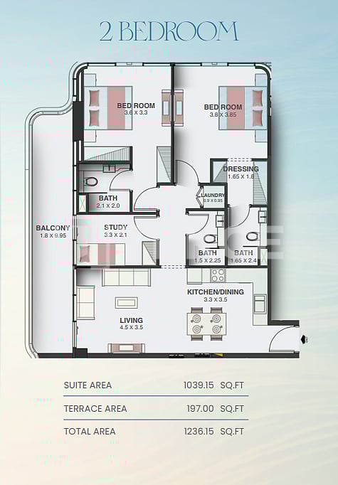 Апартаменты Дубайленд, ОАЭ, 76 м² - фото 11