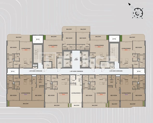 Апартаменты в Дубае, ОАЭ, 83 м² - фото 15