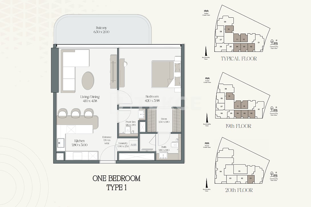 Апартаменты Букадра, ОАЭ, 83 м² - фото 17