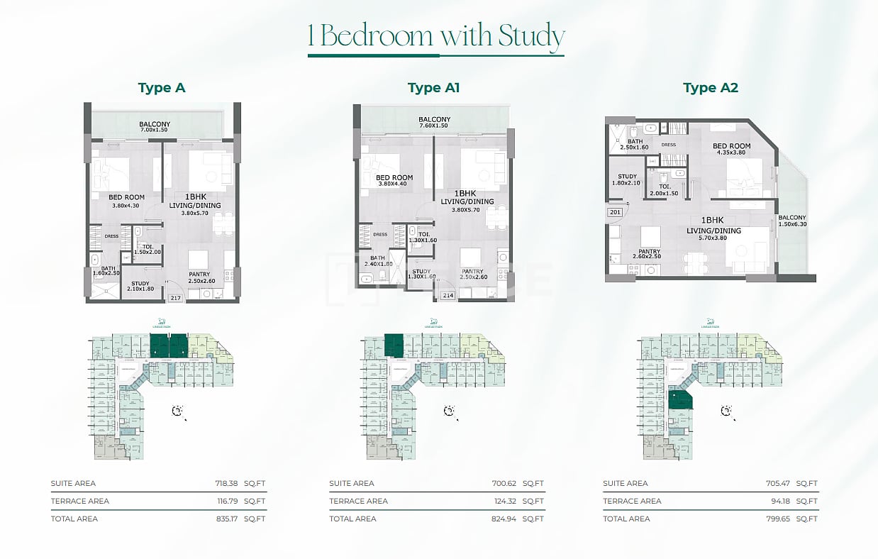 Апартаменты в Дубае, ОАЭ, 42 м² - фото 19