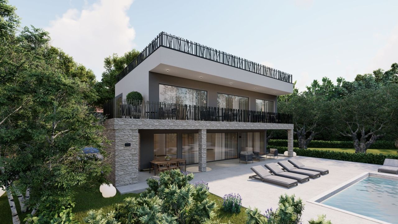 Вилла в Порече, Хорватия, 243 м² - фото 1