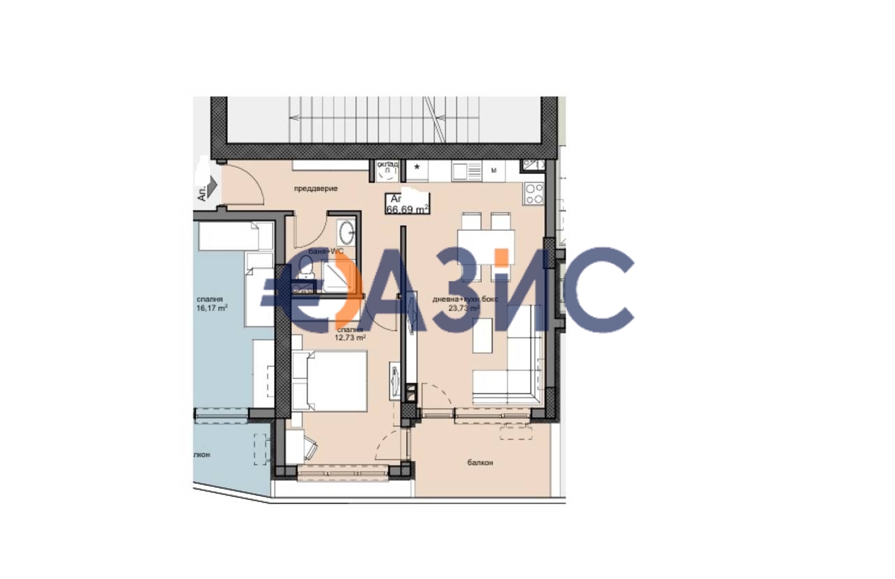 Апартаменты в Бургасе, Болгария, 77.8 м² - фото 3