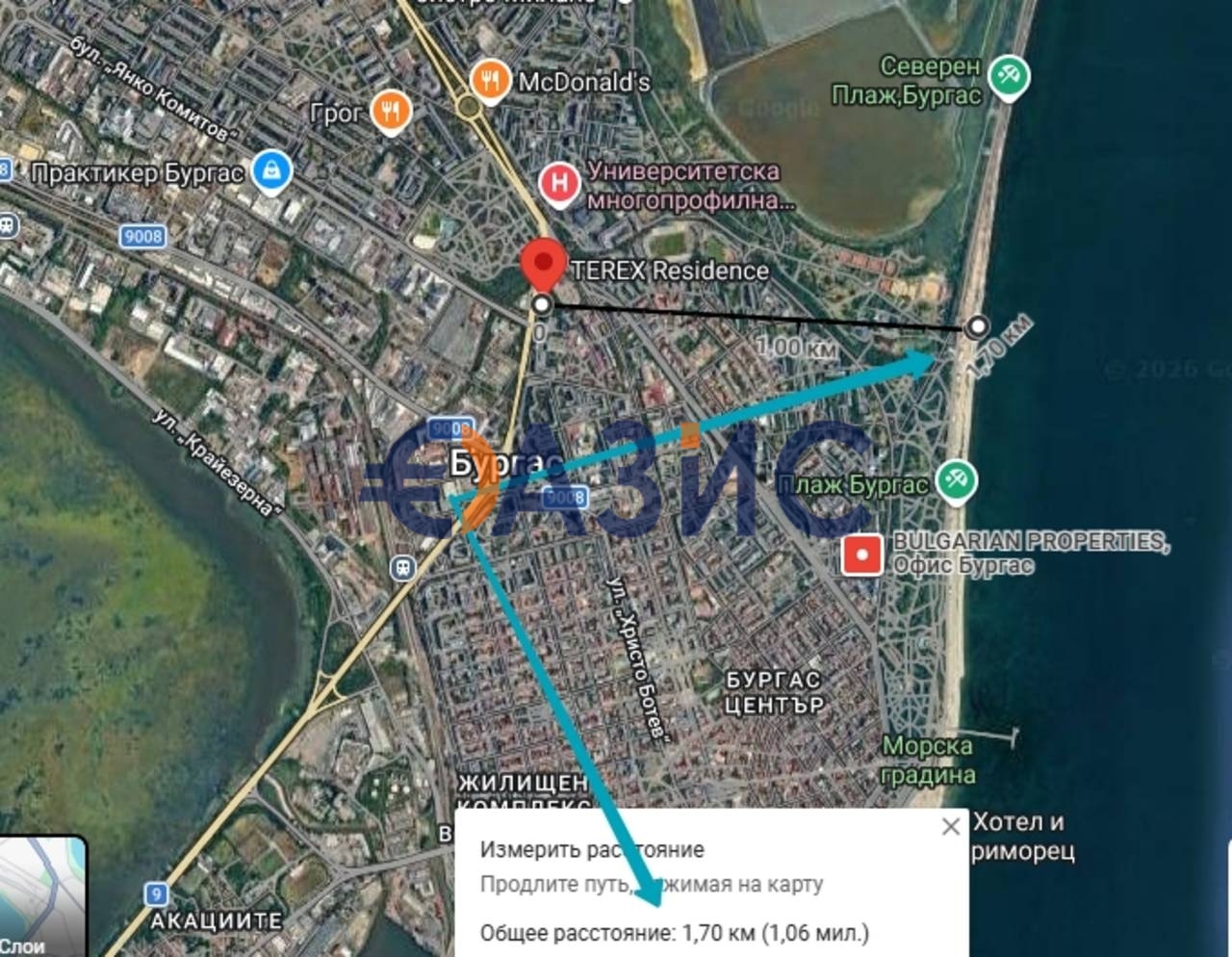 Апартаменты в Бургасе, Болгария, 71.2 м² - фото 16