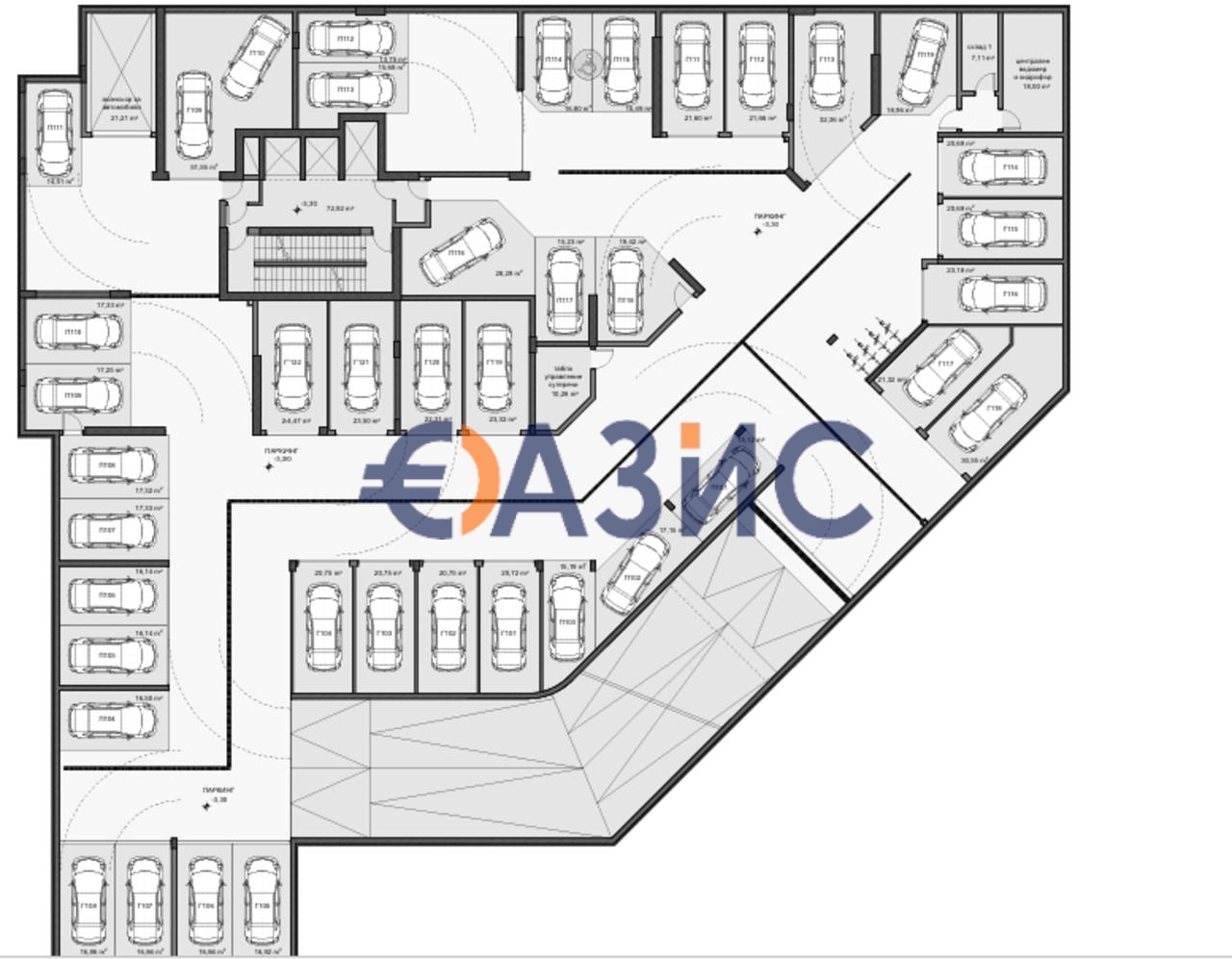 Апартаменты в Бургасе, Болгария, 68.8 м² - фото 19