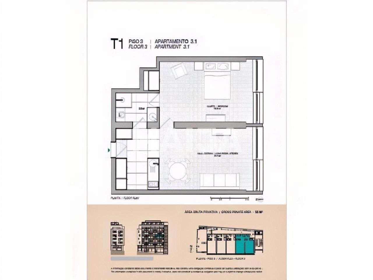 Апартаменты в Порту, Португалия, 55 м² - фото 12