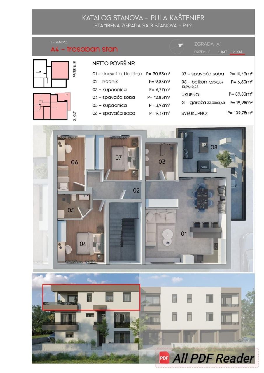 Квартира в Пуле, Хорватия, 110 м² - фото 4