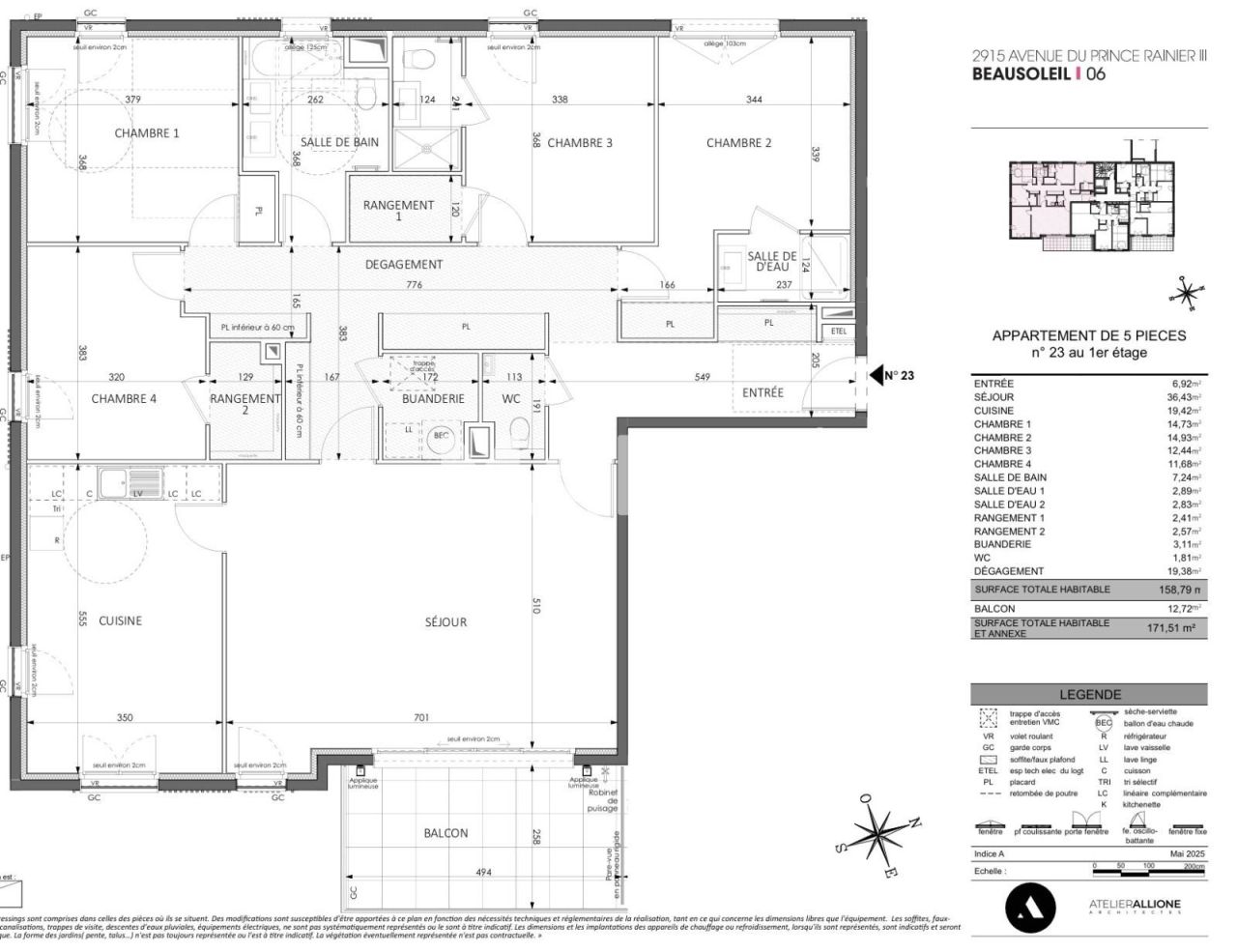 Апартаменты в Боcолей, Франция, 159 м² - фото 3