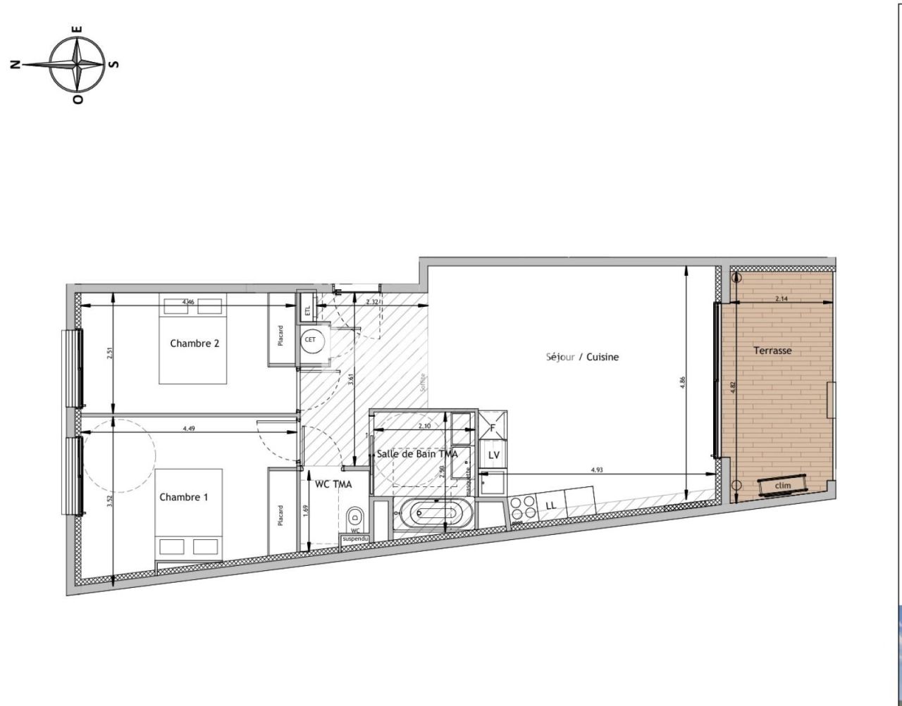 Апартаменты в Антибе, Франция, 68 м² - фото 7