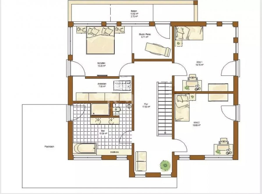 Квартира в Дикирхе, Люксембург, 210 м² - фото 3