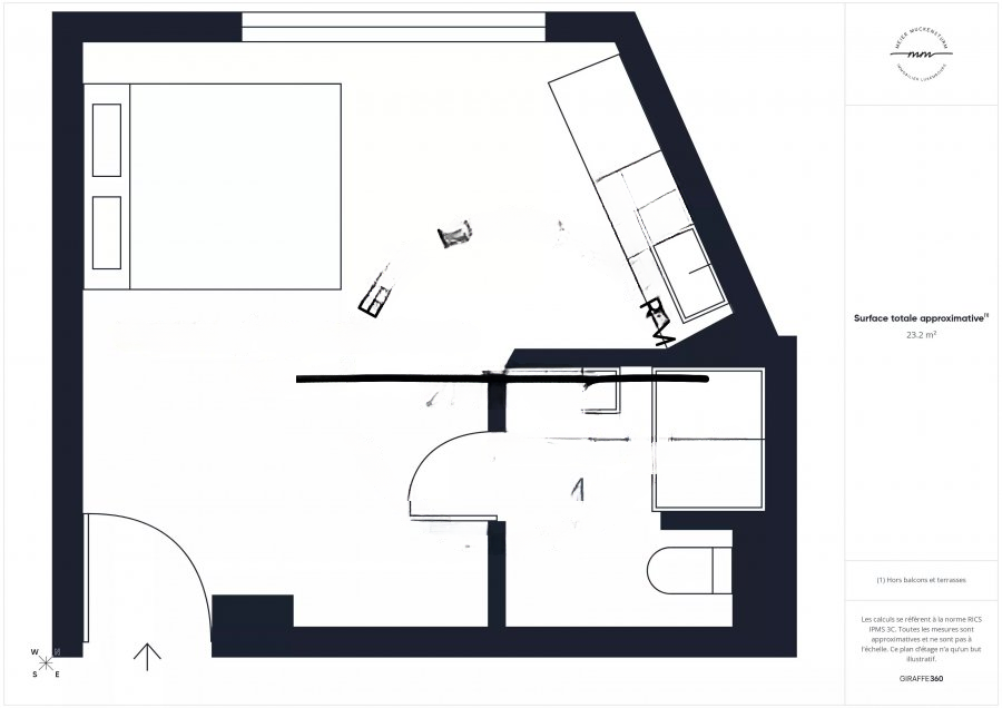 Квартира в Люксембурге, Люксембург, 24 м² - фото 7