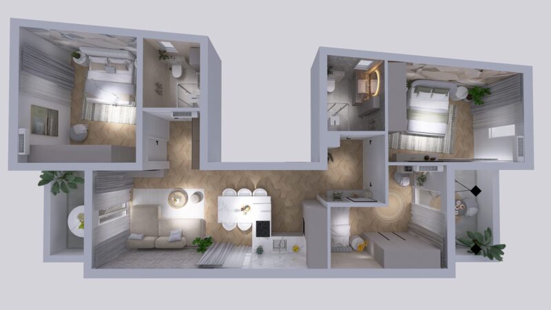 Апартаменты на острове Паг, Хорватия, 86 м² - фото 13