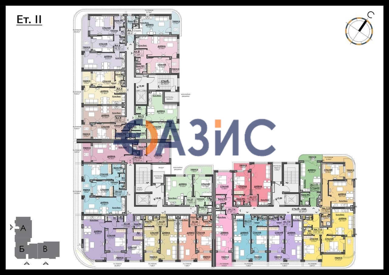 Апартаменты в Бургасе, Болгария, 113.6 м² - фото 15