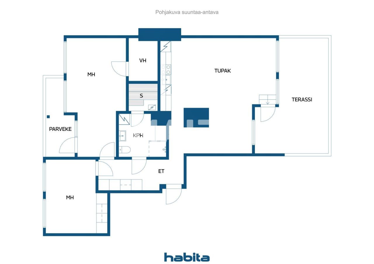 Апартаменты в Лахти, Финляндия, 87.5 м² - фото 2