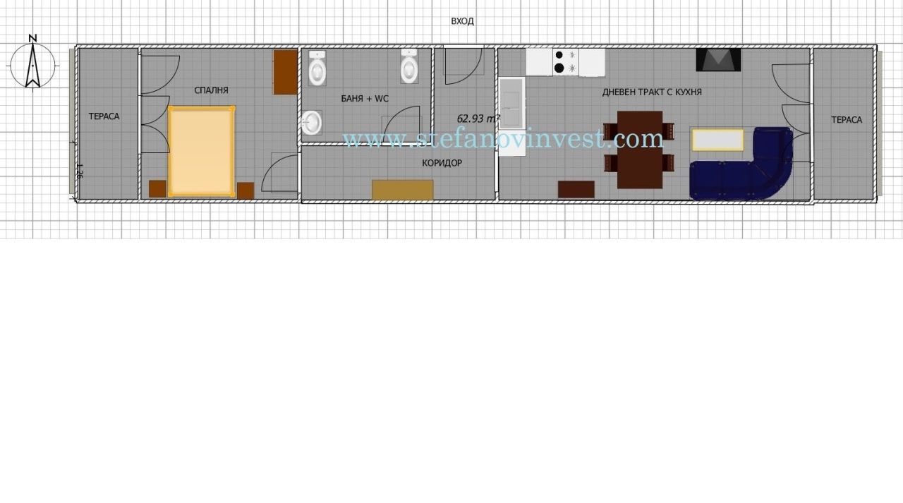 Квартира в Ален мак, Болгария, 73 м² - фото 7