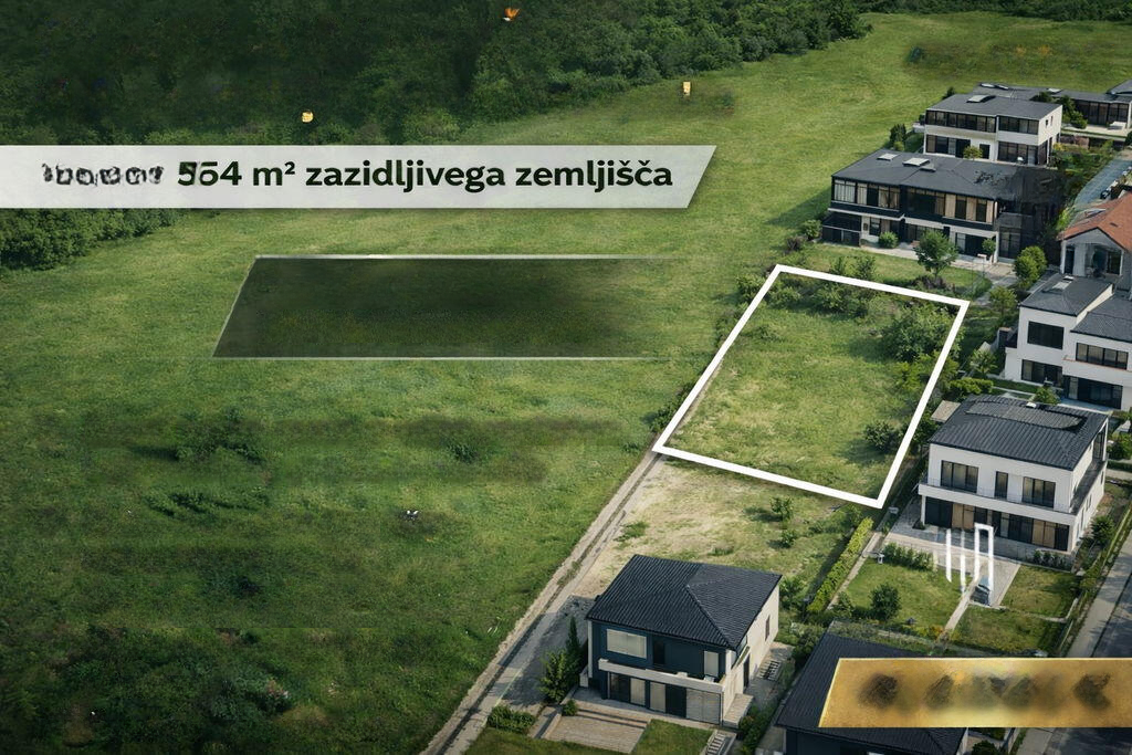 Земля в Любляне, Словения, 554 м² - фото 1