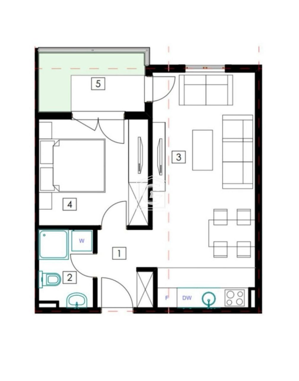 Апартаменты в Бечичи, Черногория - фото 11