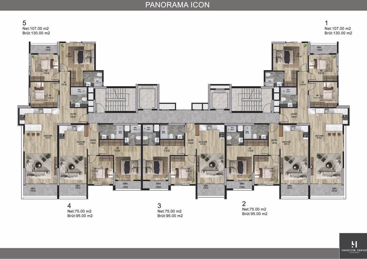 Квартира в Мерсине, Турция, 95 м² - фото 17