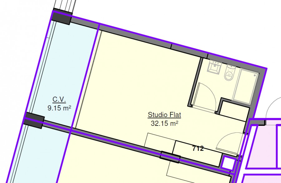 Студия в Лимасоле, Кипр, 39 м² - фото 19