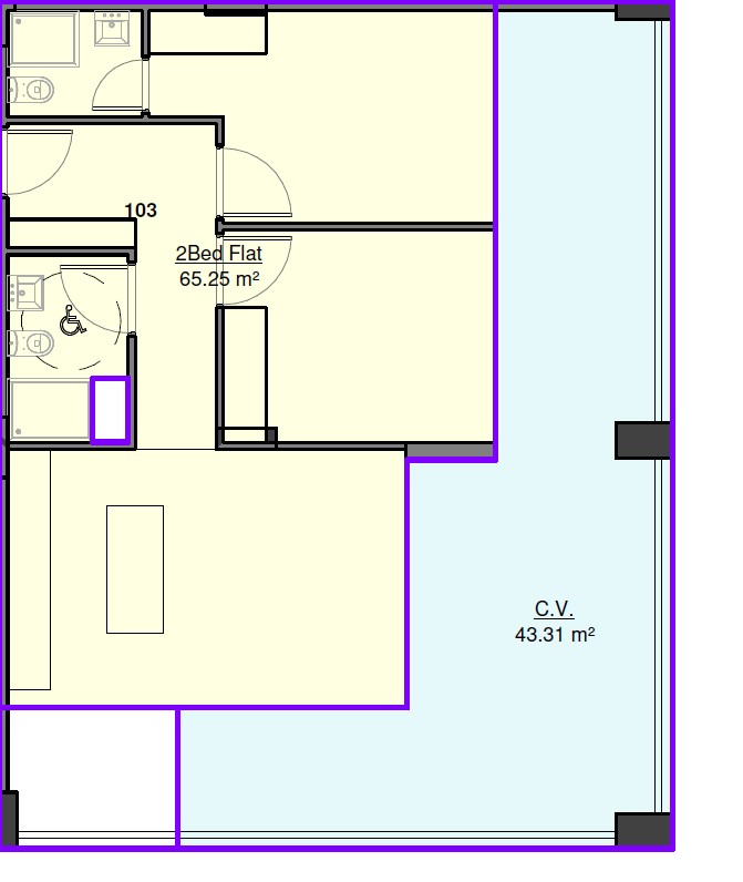 Апартаменты в Лимасоле, Кипр, 103 м² - фото 19