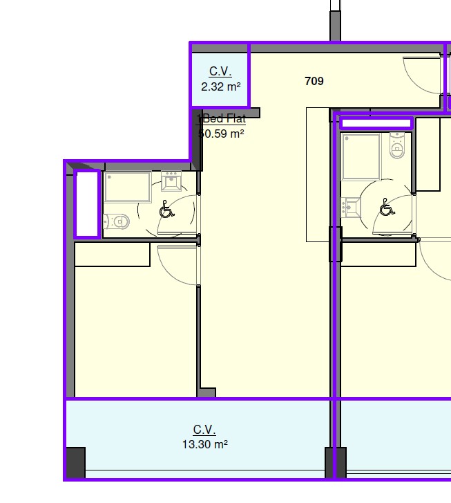 Апартаменты в Лимасоле, Кипр, 56 м² - фото 19