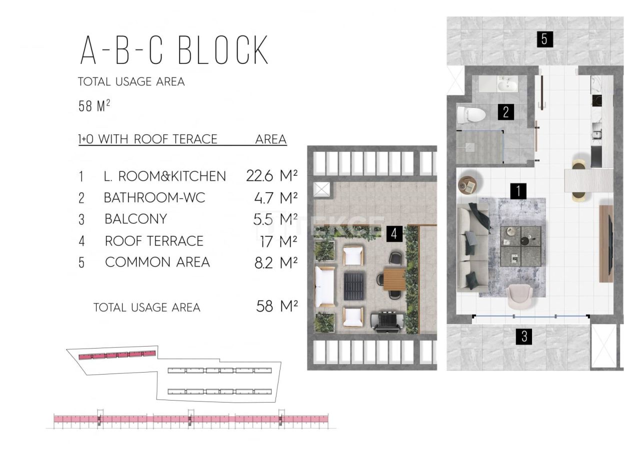 Пентхаус в Газимагусе, Кипр, 111 м² - фото 16
