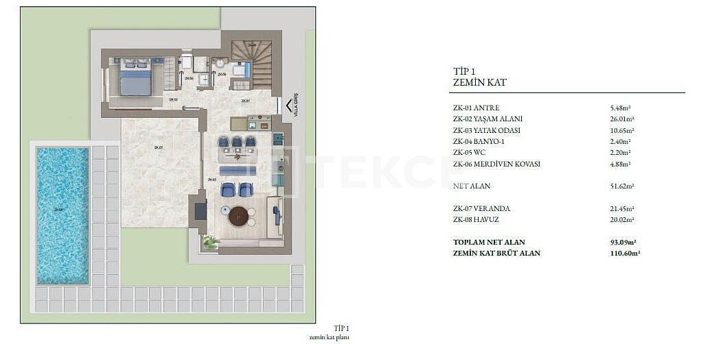 Вилла в Бодруме, Турция, 180 м² - фото 16