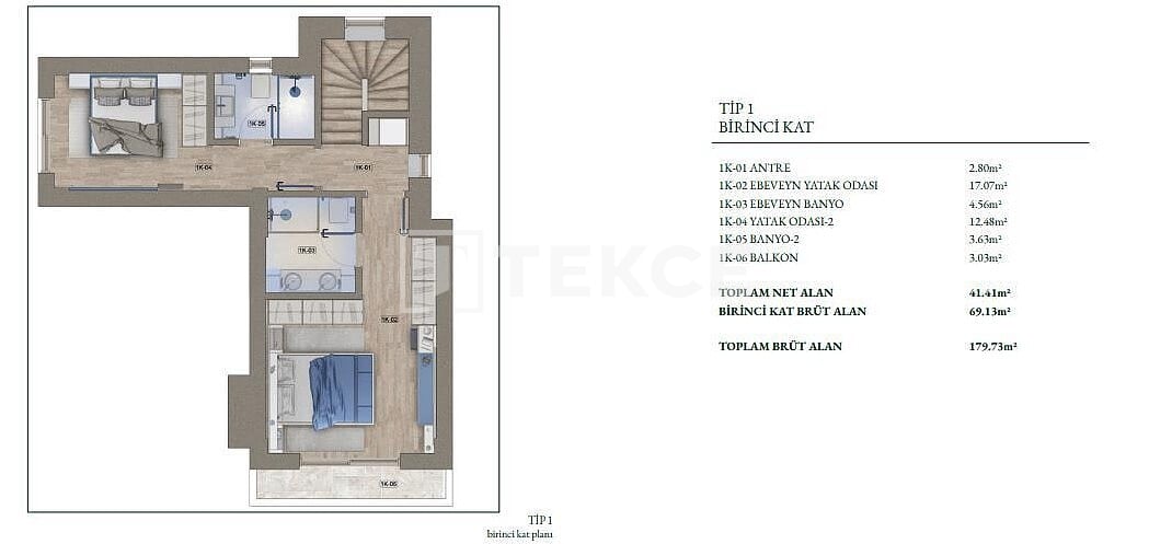 Вилла в Бодруме, Турция, 210 м² - фото 17