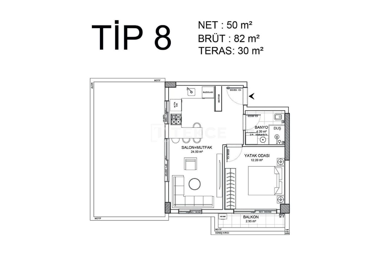 Апартаменты в Анталии, Турция, 158 м² - фото 18