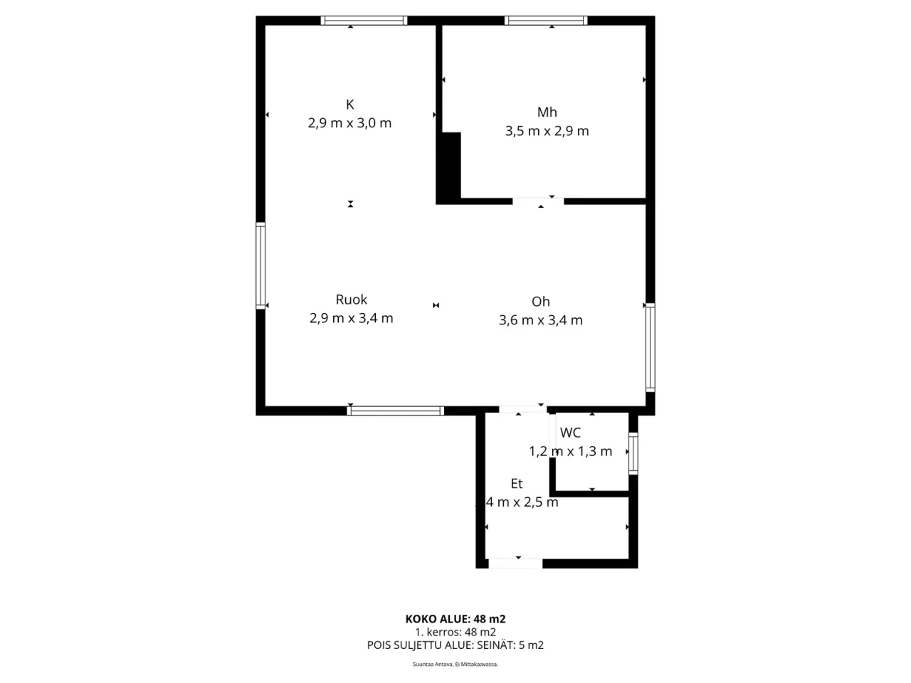 Дом в Сийлинъярви, Финляндия, 40 м² - фото 11