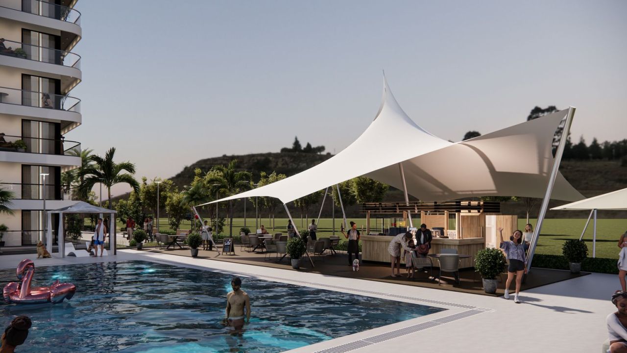 Апартаменты в Гюзельюрте, Кипр, 37 м² - фото 13