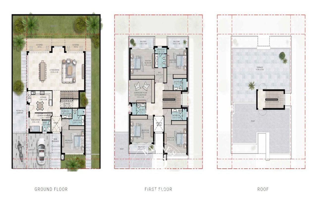 Вилла в Дубае, ОАЭ, 439.9 м² - фото 3