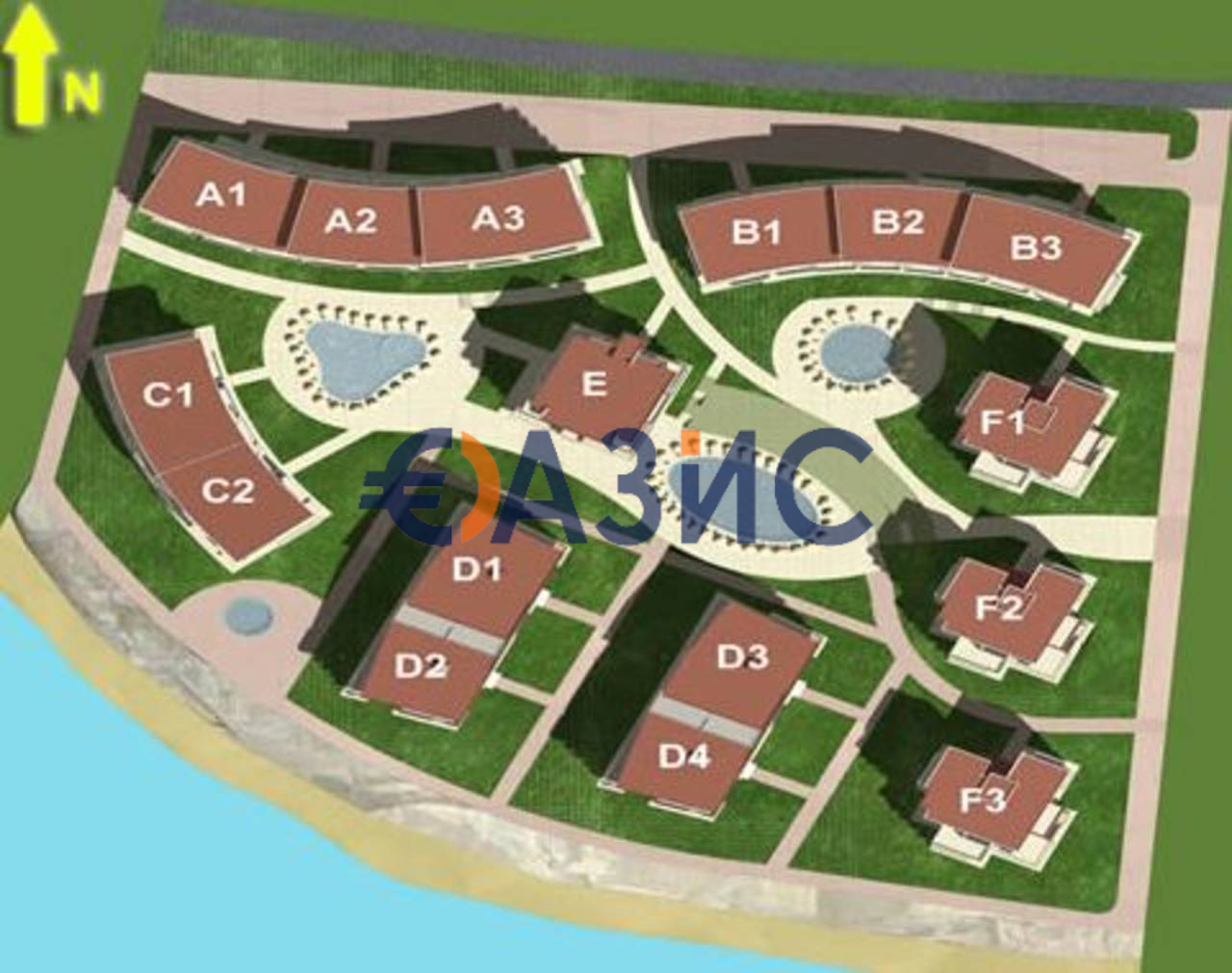 Апартаменты в Святом Власе, Болгария, 85 000 м² - фото 10