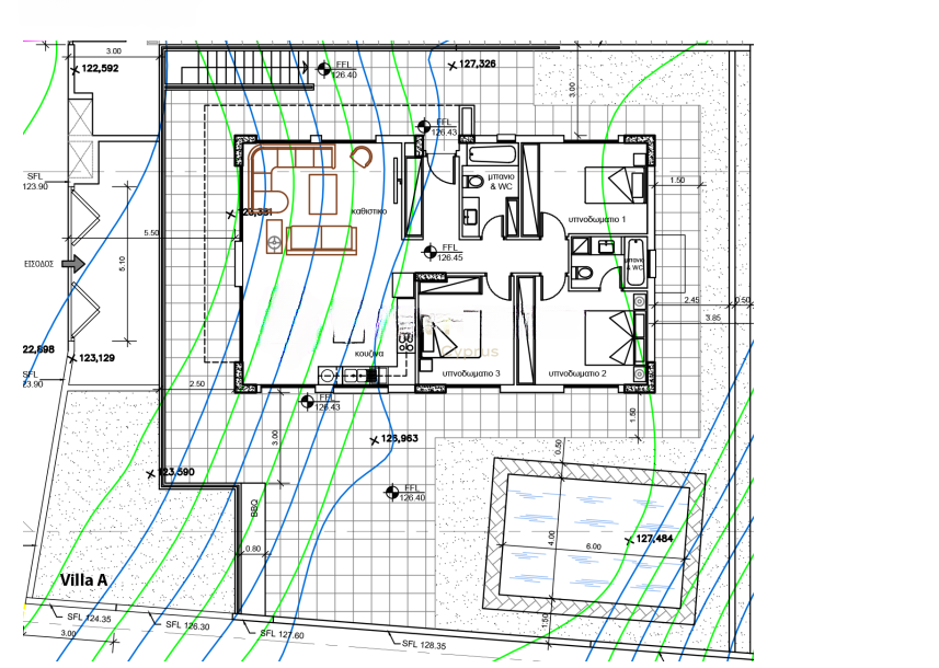 Квартира в Пареклисии, Кипр, 173 м² - фото 8
