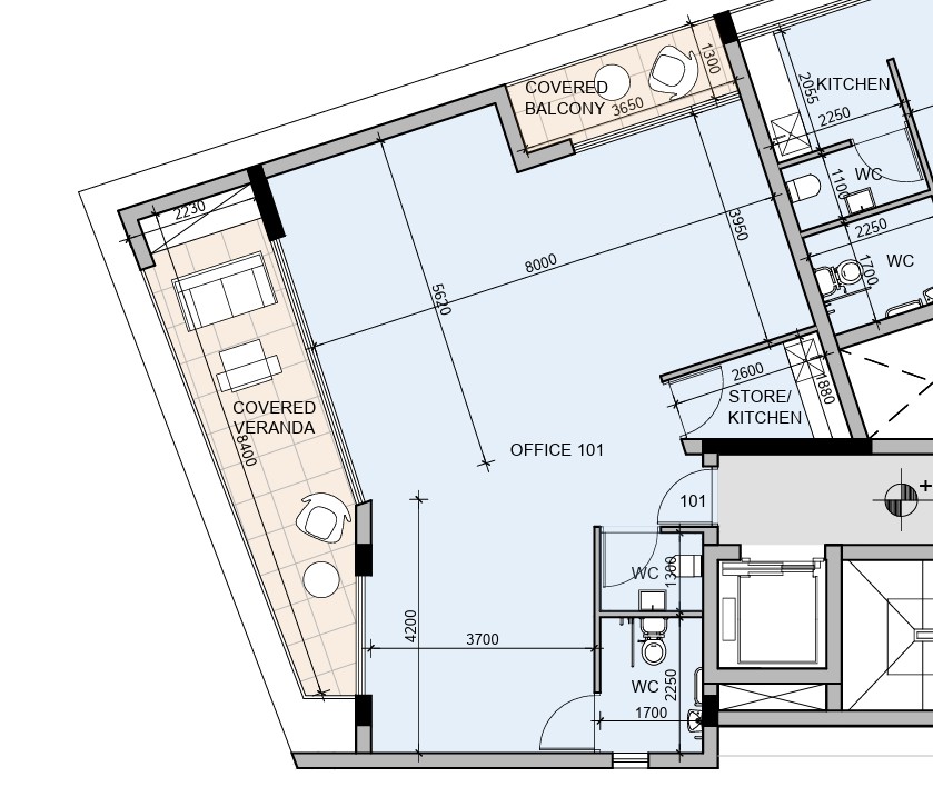 Офис в Пафосе, Кипр, 96 м² - фото 3