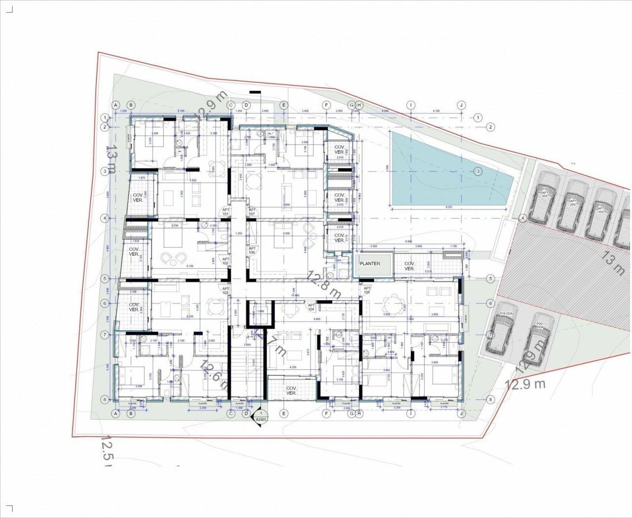 Апартаменты в Пафосе, Кипр, 63 м² - фото 10