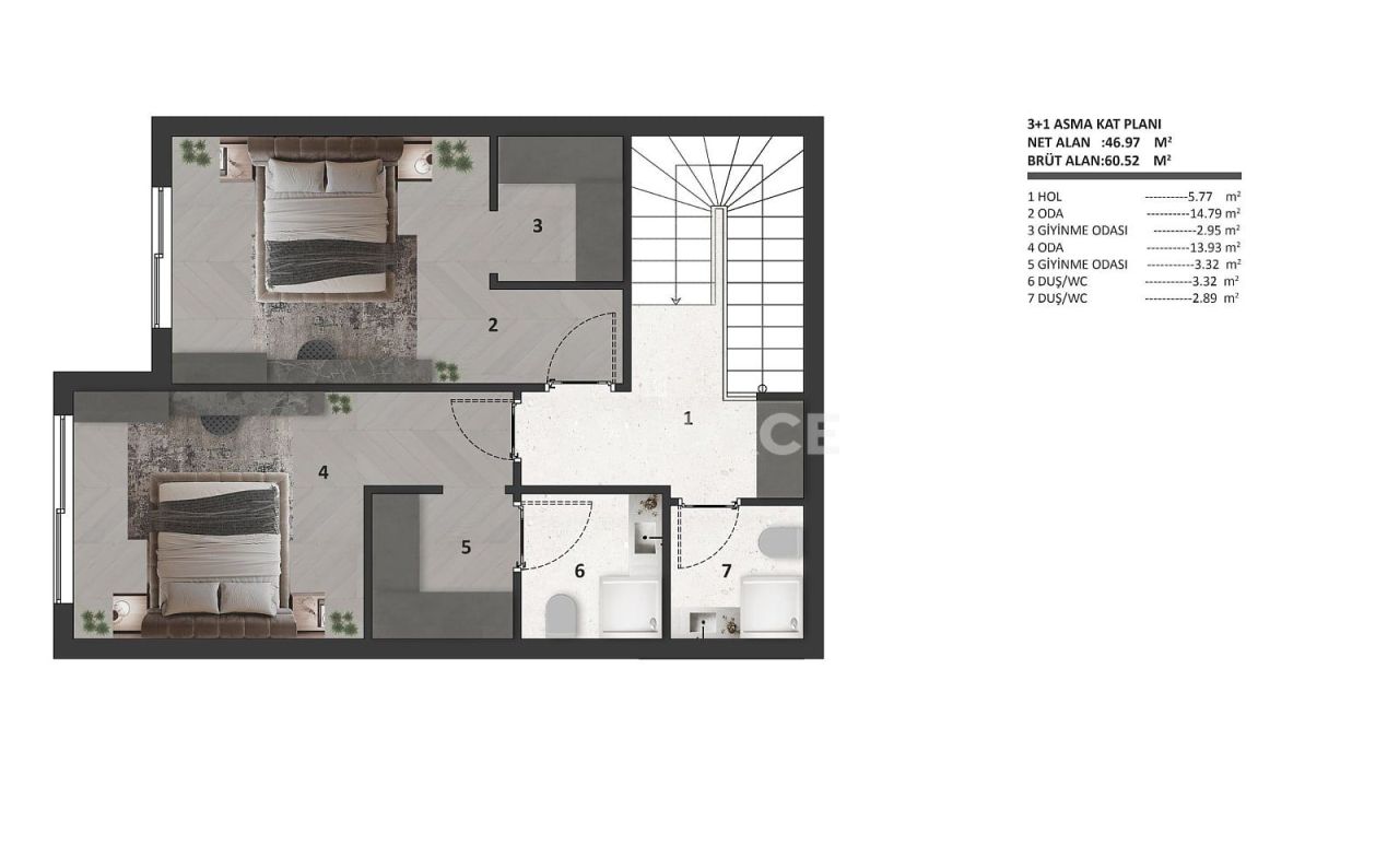 Апартаменты в Анталии, Турция, 188 м² - фото 8