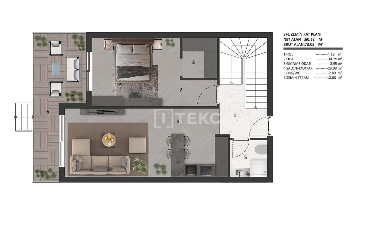 Апартаменты в Анталии, Турция, 188 м² - фото 9