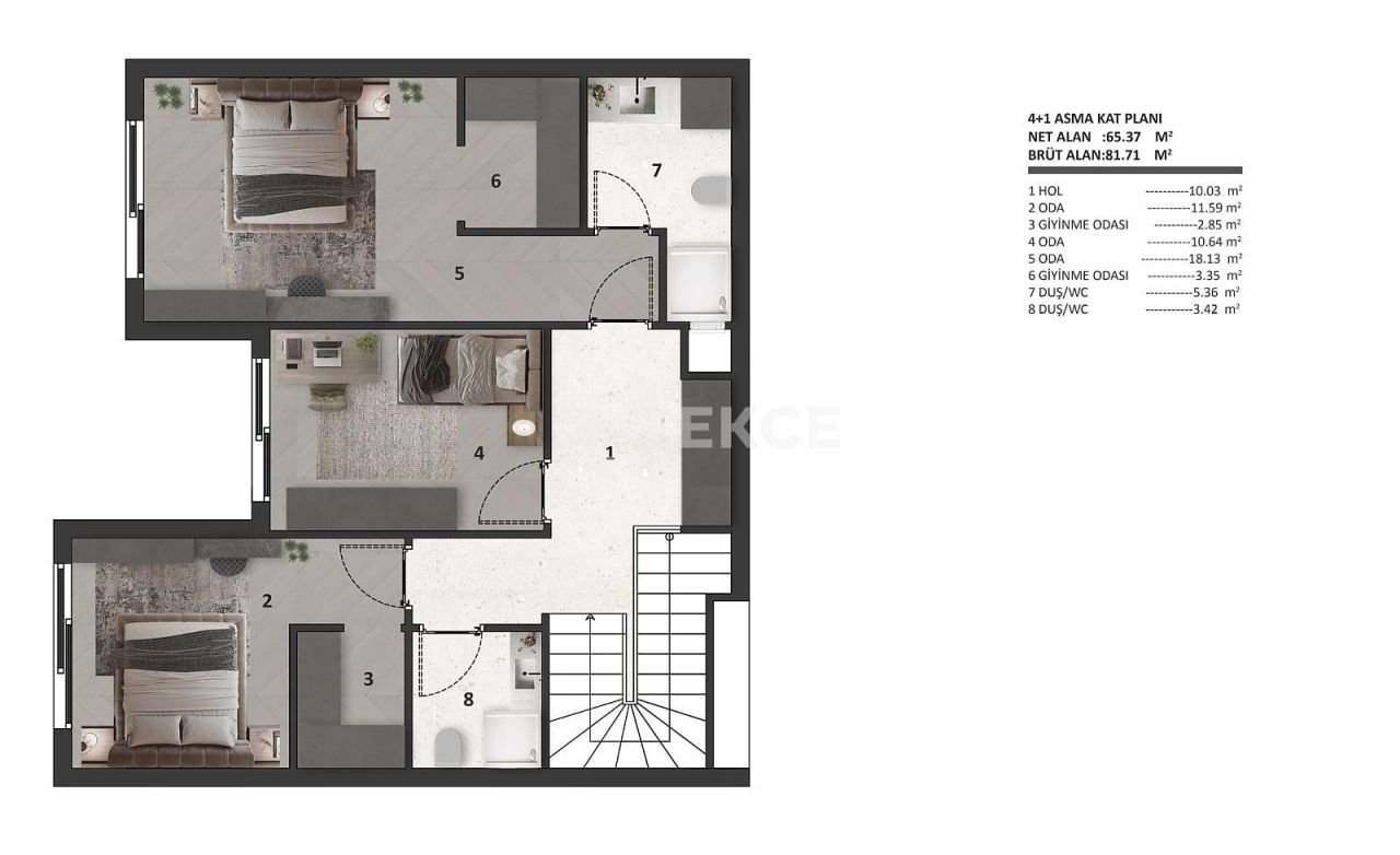 Апартаменты в Анталии, Турция, 183 м² - фото 11