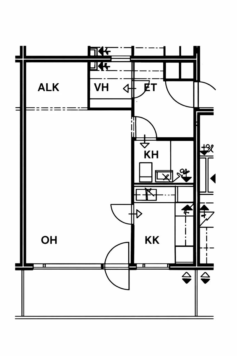 Квартира в Лиекса, Финляндия, 39.5 м² - фото 9